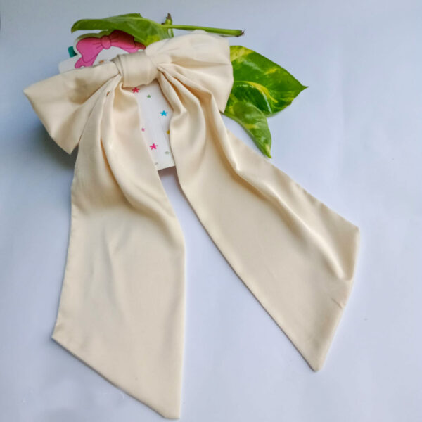 Premium Satin Long Tail Hair Bow