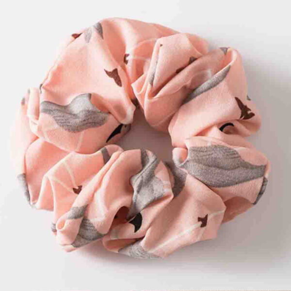 Flamingo pattern Hair Scrunchie