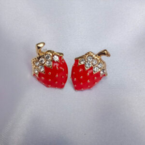 Strawberry Spark Studs
