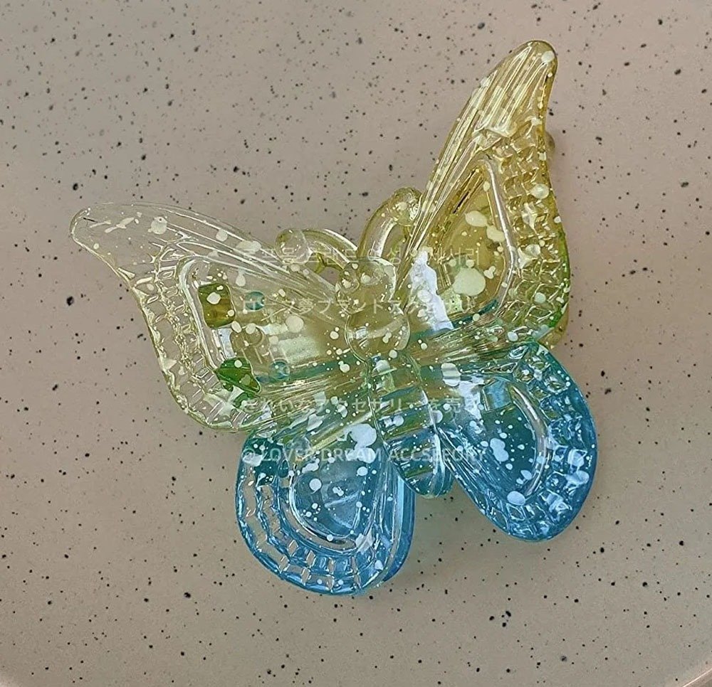 Glitter Butterfly Hair Clip